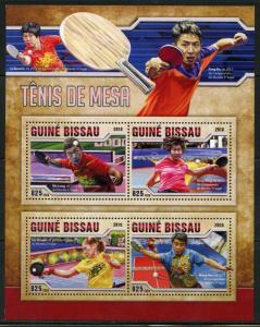 GUINEA BISSAU  2016 TABLE TABLE  SHEET  MINT NEVER HINGED