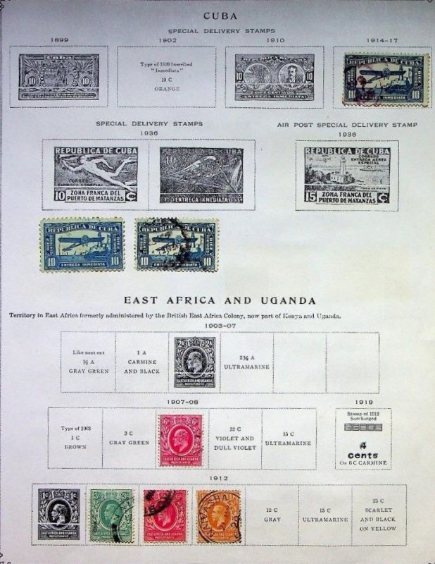 CUBA: 1878-1940 Used & Unused - Ex-Old Time Collection - 7 Sides Page (66587)