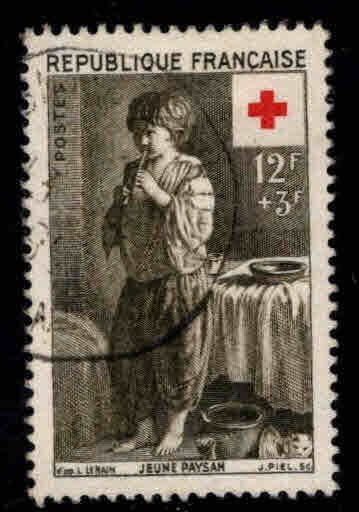 France Scott B309 Used Red Cross semi-postal stamp