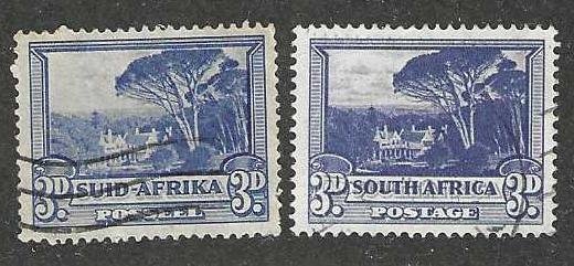 South Africa 57a b   Used SCV$.50