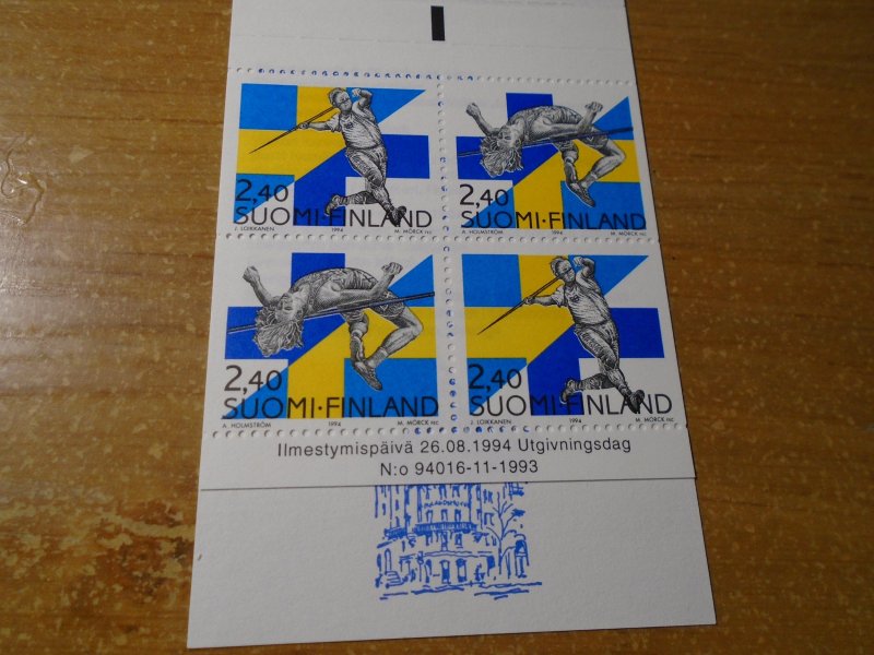 Finland  #  943a   MNH   complete booklet