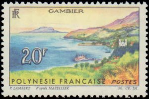 French Polynesia #211-215, Incomplete Set(5), W/O Airmail Issue, 1964, Hinged