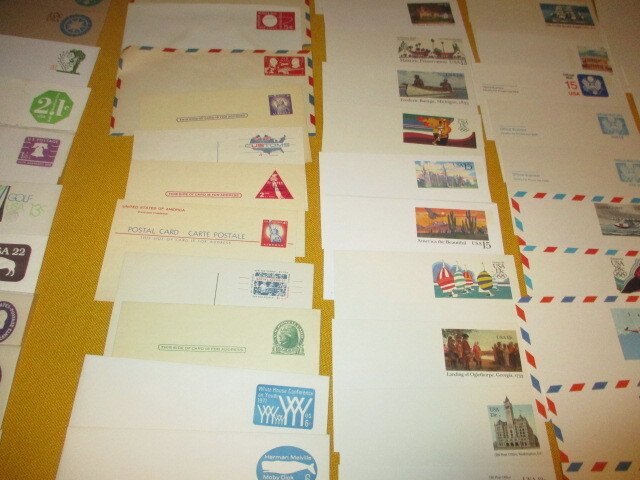 US POSTAL STATIONARY COLLECTION, MINT, ENTIRES OVER 100+ DIFFERENT ITEMS