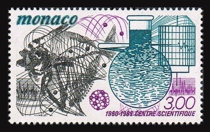 Monaco 1476,MNH.Michel 1696. Scientific Research Center-25,1985.