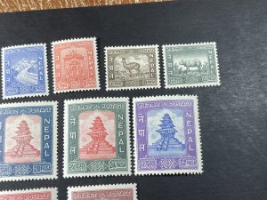 NEPAL # 104-117-MINT NEVER/HINGED-----COMPLETE SET------1959-60