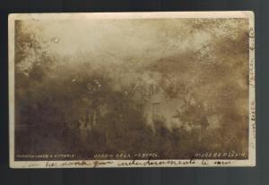 1908 Ciudad Victoria Tamps Mexico RPPC Postcard Cover to USA Jardin de Alberca