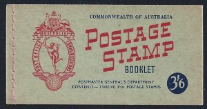 1953 Australia - LIBRETTO Stanley Gibbons SB32a Elisabetta