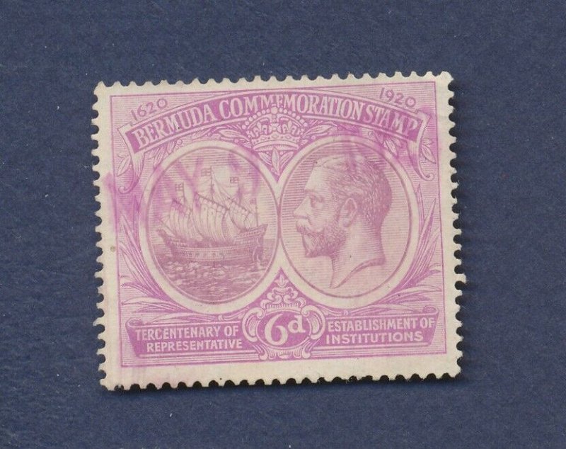 BERMUDA - Scott 69, SG 67 - used - 6d - 1920 --c