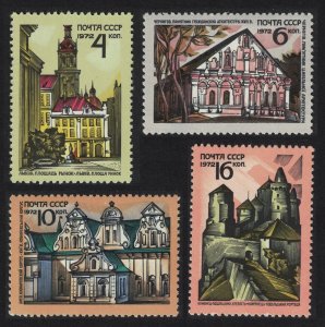 USSR Ukraine's Architectural Monuments 4v 1972 MNH SG#4080-4083