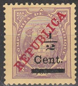 Mozambique Company #105  F-VF Unused  CV $2.50  (A15089)