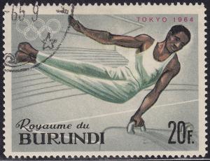 Burundi 110 USED 1964 XVIII Summer Olympic Games, Tokyo