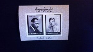 Manama - JFK Kennedy & Martin Luther King - 1968 Human Rights imperf