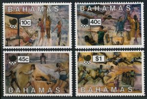 Bahamas 651-654, 654a, MNH. Olympics Seoul-1988. Basketball, Boxing, Fencing,