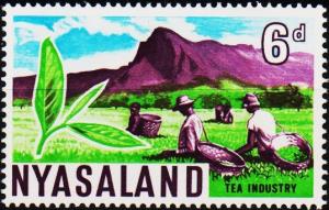 Nyasaland. 1964 6d S.G.204  Unmounted Mint