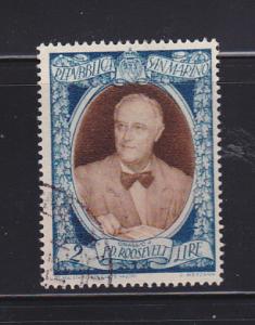 San Marino 257B U President Franklin D Roosevelt