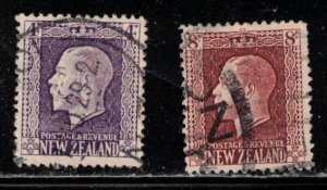 NEW ZEALAND Scott # 151, 157 Used - KGV