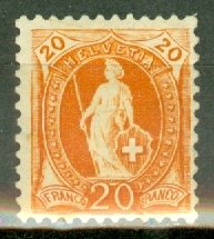 Switzerland 82a mint CV $160