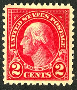 U.S. #554 MINT OG HR