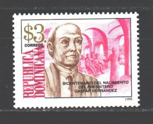 Dominican Republic. 1998. 1937. Independence Fighter, Priest. MNH.