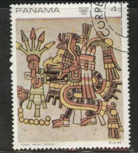Panama  Scott 495C CTO Art stamp Canceled on Various corners
