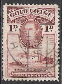 Gold Coast #116 KG VI & Christiansborg Castle Used