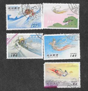 Ryukyu Islands C24-C28 Used!