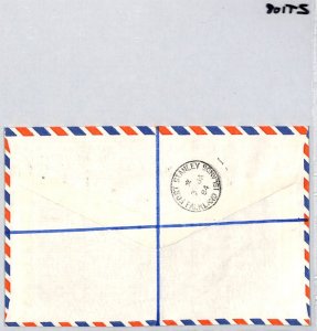 BRITISH ANTARCTIC TERRITORY Cover £1 HIGH VALUE Reg SIGNY Island 1983 CDS ZT108
