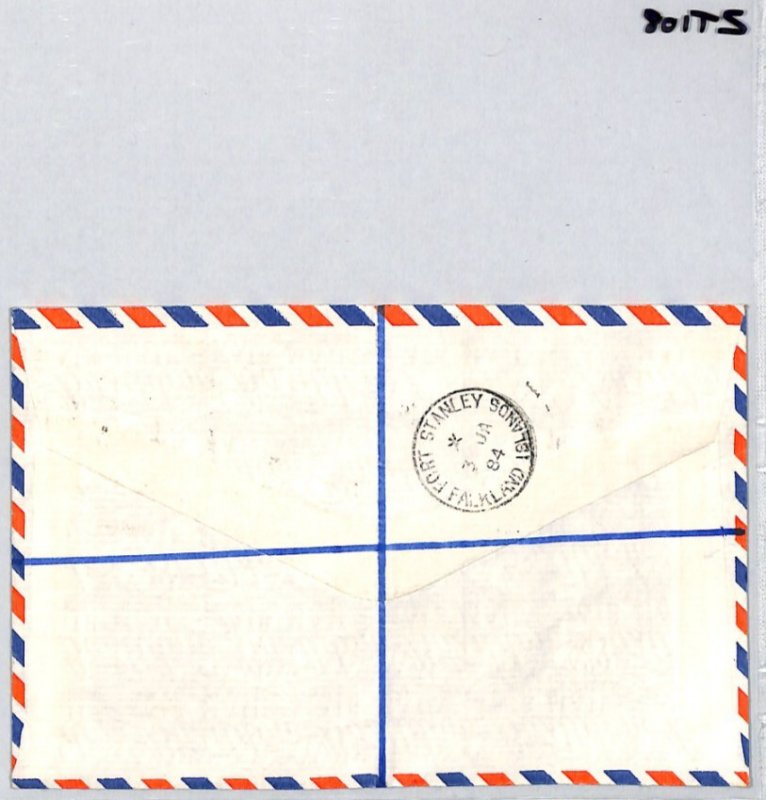 BRITISH ANTARCTIC TERRITORY Cover £1 HIGH VALUE Reg SIGNY Island 1983 CDS ZT108