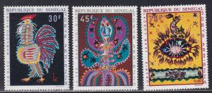 Senegal # C81-83, Tapestries, Mint NH, 1/2 Cat.