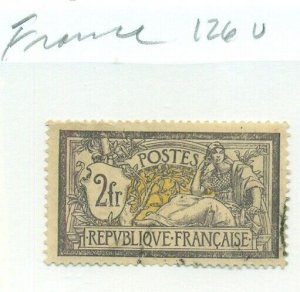 FRANCE #126, Used, Scott $75.00