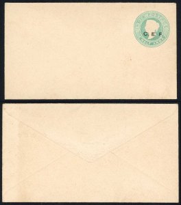 India China Expeditionary Force QV 1/2a Postal Stationery card