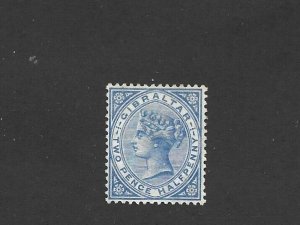 Gibraltar Scott 14 2-1/2 pence Victoria Unused Hinged 2021 cv $47.50