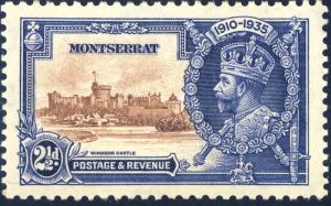 MONTSERRAT - 1935 - SG 96 2-1/2d KGV Silver Jubilee - Mint* 