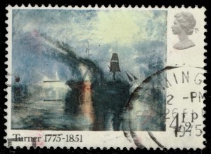 Great Britain #736 Peace-Burial at Sea; Used