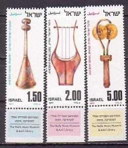 Israel 628 - 630 MNH