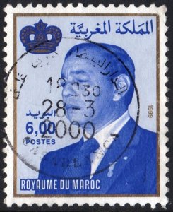 Morocco SC#723 6.00 د.م. King Hassan II (1998) Used