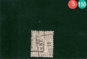 SWITZERLAND Helvetia Scott.58 40c Grey 1879 Postmark Used Cat $170- 3RGREEN150