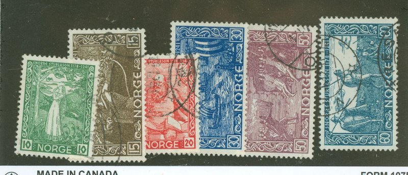 Norway #240-245  Single (Complete Set)