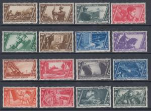 Italy Sc 290-305 MNH. 1932 March on Rome, cplt set of 16, fresh & VF