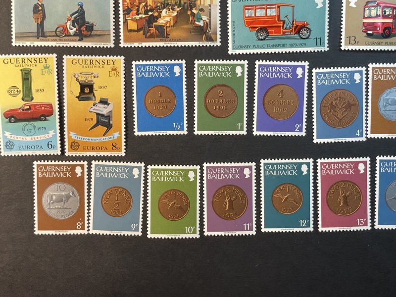 GUERNSEY # 173-198-MINT NEVER/HINGED--4 COMPLETE SETS--1979