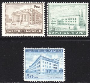 Bulgaria Scott 389-91 complete set F to VF mint OG H.  FREE...