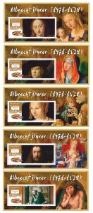 Stamps.Art, painting, Durer 2017 year 19 sheets perforated MNH**