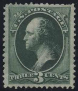 US Scott #158 Mint; XF; XX Light Hinge; Perf Nibble