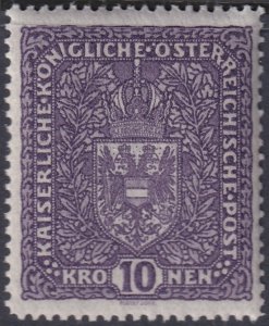 Austria 1917 Sc 167 MNH** violet