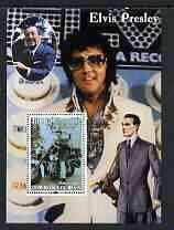 BENIN - 2003 - Elvis Presley & Motorcycle #1 - Perf Min Sheet -MNH-Private Issue