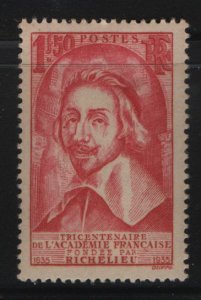 FRANCE 304    MINT HINGED  CARDINAL RICHELIEU ISSUE 1935