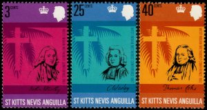 ✔️ SAINT KITTS & NEVIS 1967 - METHODISTS CONFERENCE - SC.  185/187 MNH ** [5CW7]