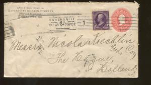 1902 Kansas City Missouri Milling Company to Holland Advertising Cover