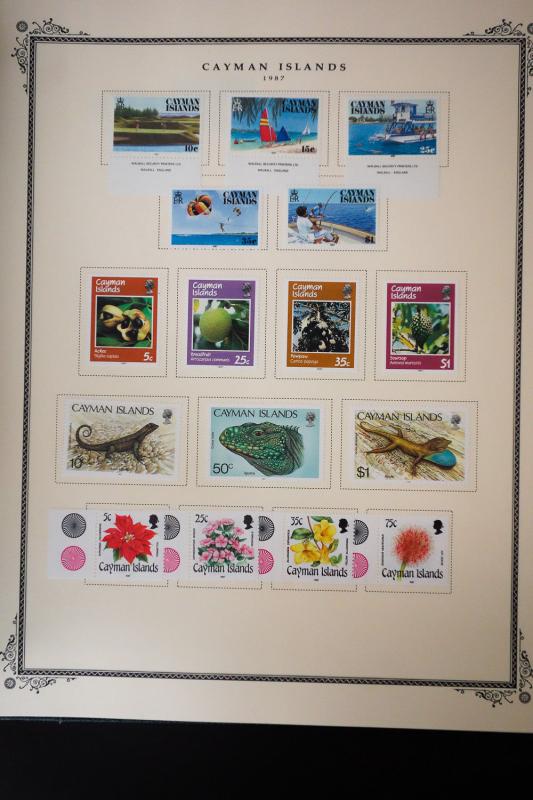 Cayman Islands 1970's to 2000 Stamp Collection