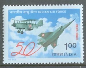 INDIA 1982 AIR FORCE  SG1053  UNMOUNTED MINT.